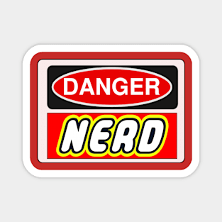 Danger Nerd Sign Magnet