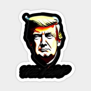 trump mugshot Magnet