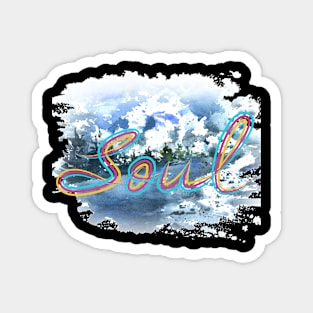 Soul in the mountains Magnet