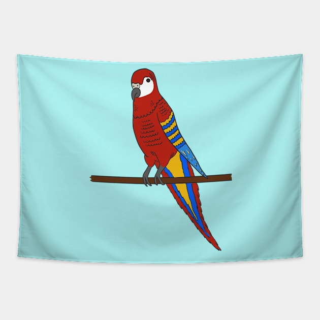 Parrot Tapestry by Geometrico22