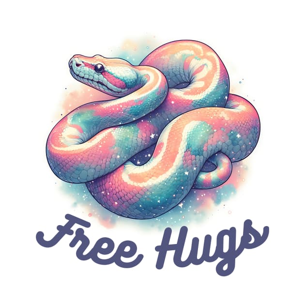 Free Hugs ball python snake by Batshirt