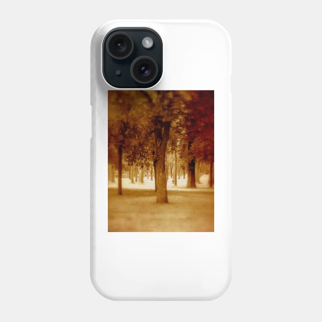 Trees in Sepia Phone Case by rosedew