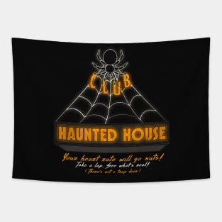 Club Haunted House Tapestry