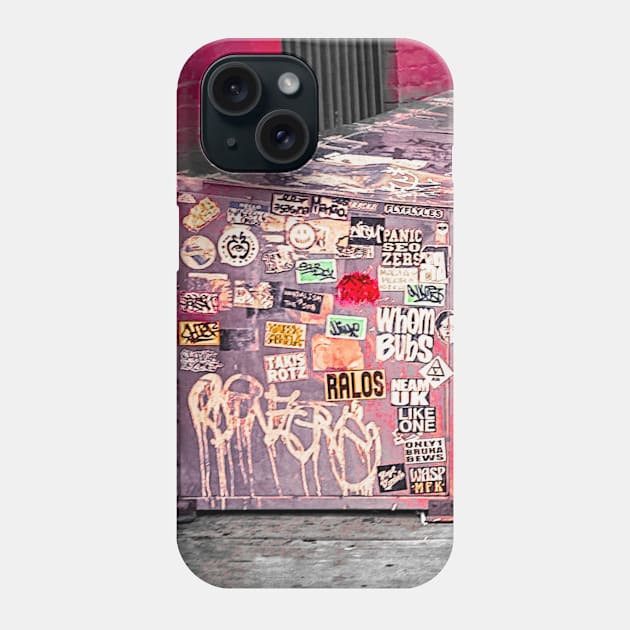 Sticker Graffiti Tag New York City Phone Case by eleonoraingrid