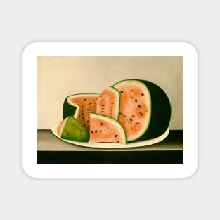 Vintage artwork. Watermelon lover Magnet