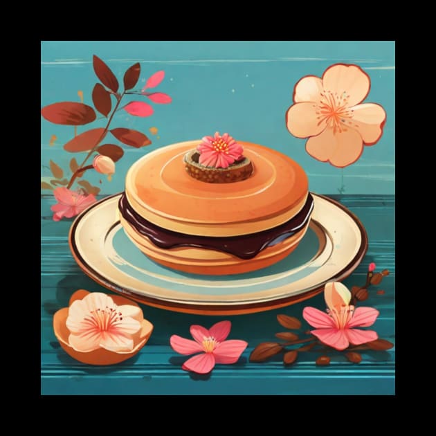 Dorayaki Kawaii Yummy Vintage Since Established by Flowering Away