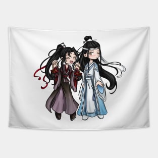 Chibi Fan Art - Grandmaster of Demonic Cultivation - Wei Waixun and Lan Wangji Tapestry