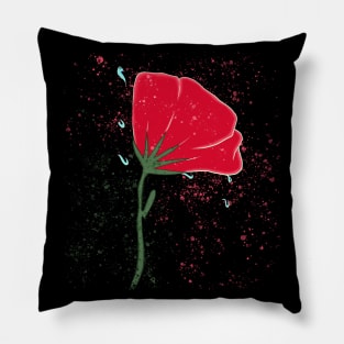 Red Rose Pillow