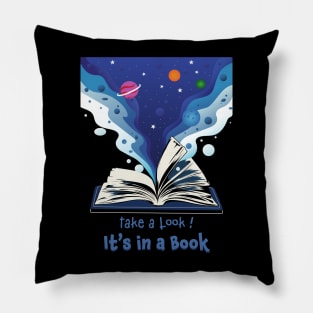 take a look it's in a book Pillow