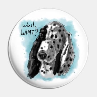 Funny English Setter Pin