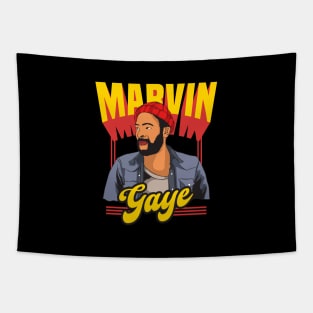 Marvin Gaye Vector Design Tapestry