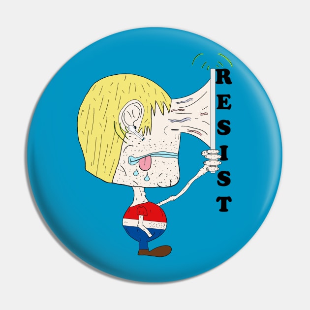 Resist - Oddball Aussie Podcast Pin by OzOddball