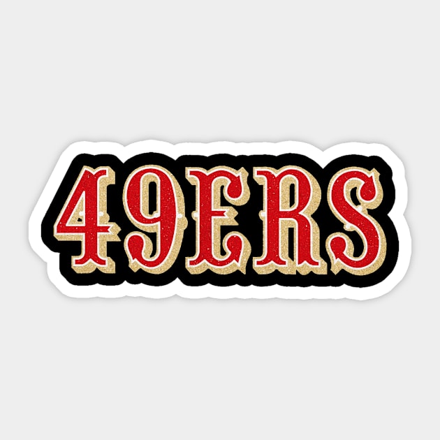 San Francisco 49ers Stickers for Sale