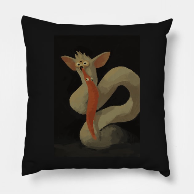 Saturn devouring his son Pillow by Netoey