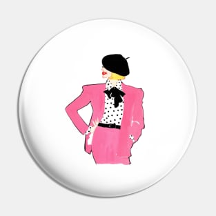 French woman Pin