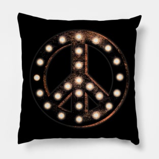 Marquee Peace Pillow