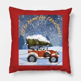 I’ll be home for Christmas Pillow