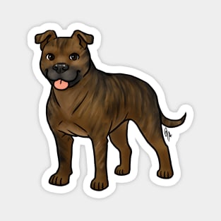 Dog - American Staffordshire Terrier - Natural Brown Brindle Magnet