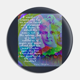 Kate chopin portrait and quote: Pin