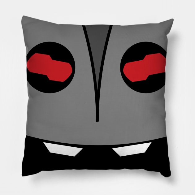 The Iron Giant Minute Podcast angry logo Pillow by IronGiantMinute