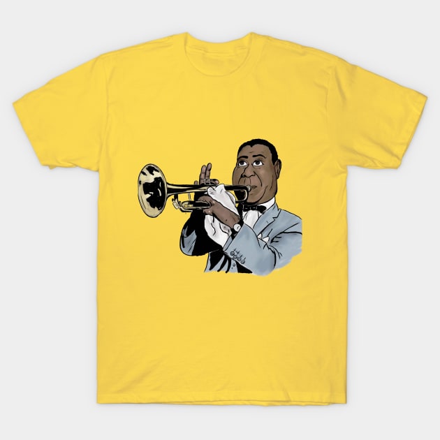 Louis Armstrong - Jazz Musician - Long Sleeve T-Shirt