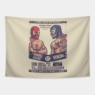 Super Luchadores -3 Tapestry