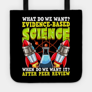 Funny What Do We Want? Evidence-Based Science Pun Tote