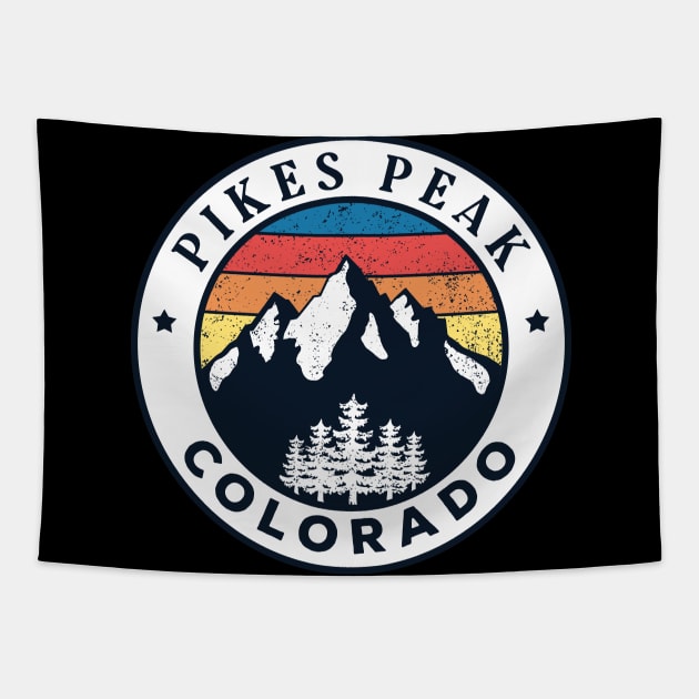 Pikes peak Colorado Tapestry by Tonibhardwaj