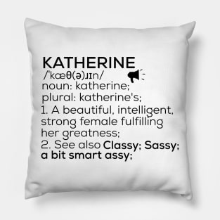 Katherine Name Definition Katherine Female Name Pillow