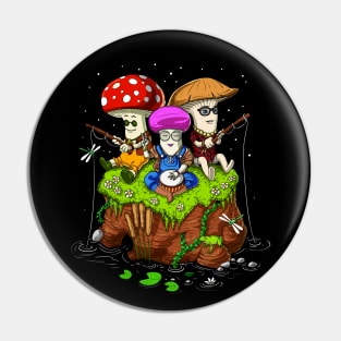 Hippie Magic Mushrooms Pin