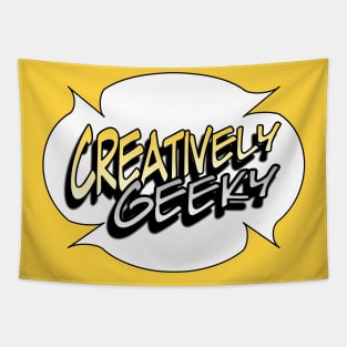 Creatively Geeky Logo Tapestry