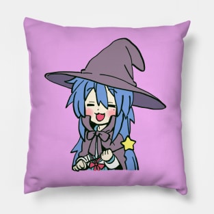 Mudwizard draws the witch cosplay izumi konata with star wand / lucky star Pillow