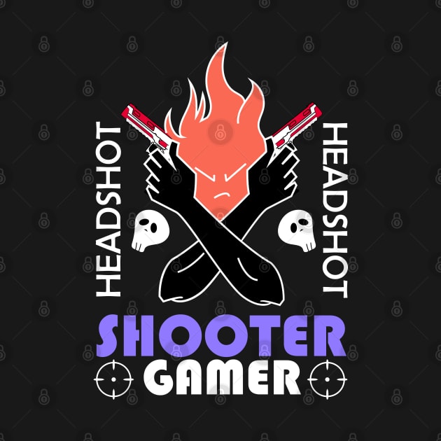 shooter gamer headshot by ArtStopCreative