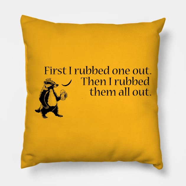 Chunt Rub Pillow by Hello From the Magic Tavern