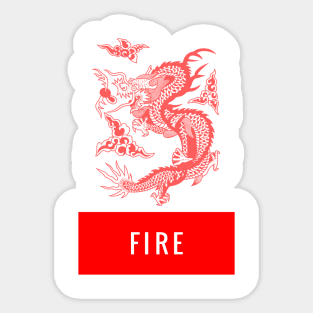 Fire Dragon King Power - Fairy Tail Sticker for Sale by KisaSunrise