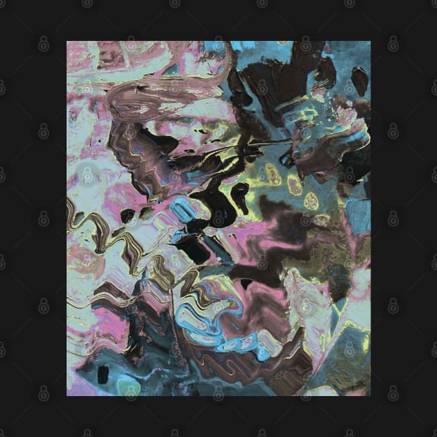 Trippy Paint Glitch Marbled by badlydrawnbabe