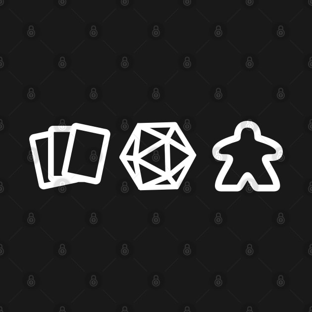 Trading Cards Meeple Board Games and Tabletop RPG by pixeptional