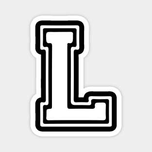 Letter L Magnet