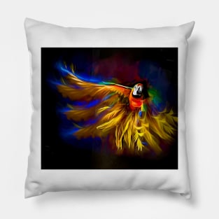 The Mad Macaw Pillow