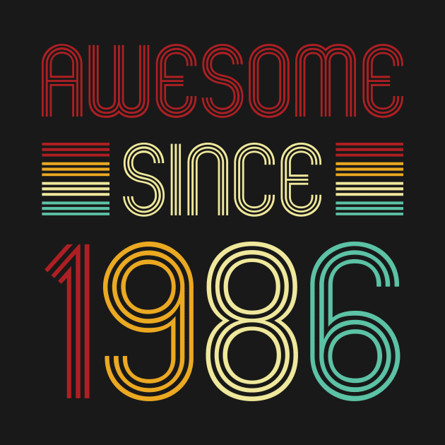 Vintage Awesome Since 1986 by Che Tam CHIPS