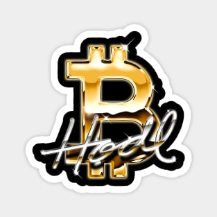 Bitcoin Logo HODL BTC Crypto Millionaire Bitcoin Magnet