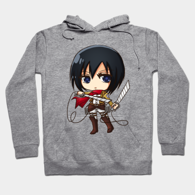 attack on titan mikasa hoodie