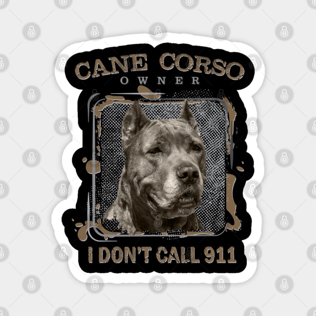 Cane Corso - Italian Mastiff Magnet by Nartissima