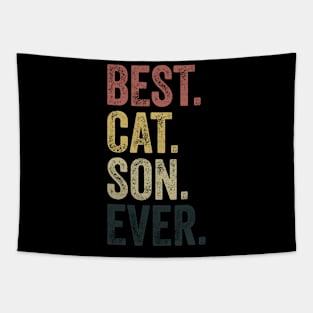 Best Cat Son Ever: Funny Cat Son Tapestry