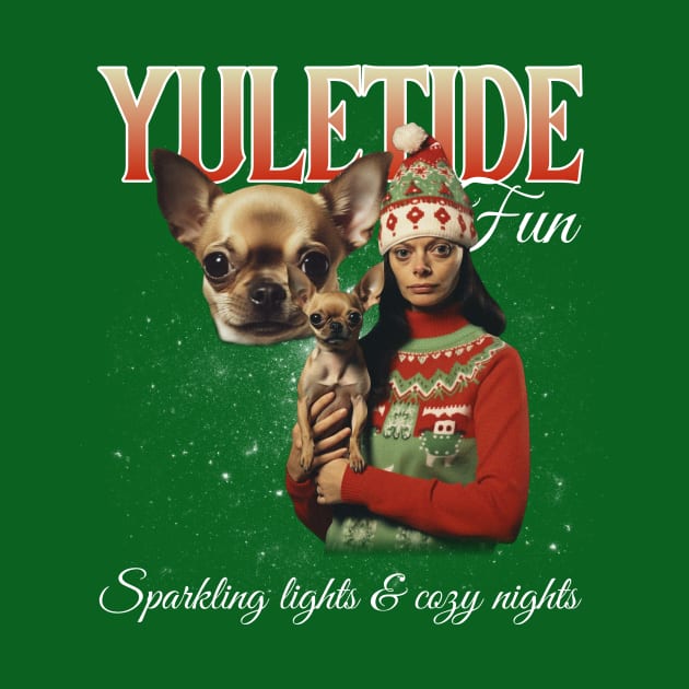 Funny Christmas Party Shirt Yuletide by Tip Top Tee's