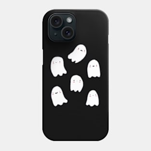 Cute spooky ghost illustration for Halloween Phone Case