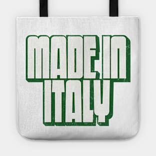 Made In Italy / Retro Typography Design Tote