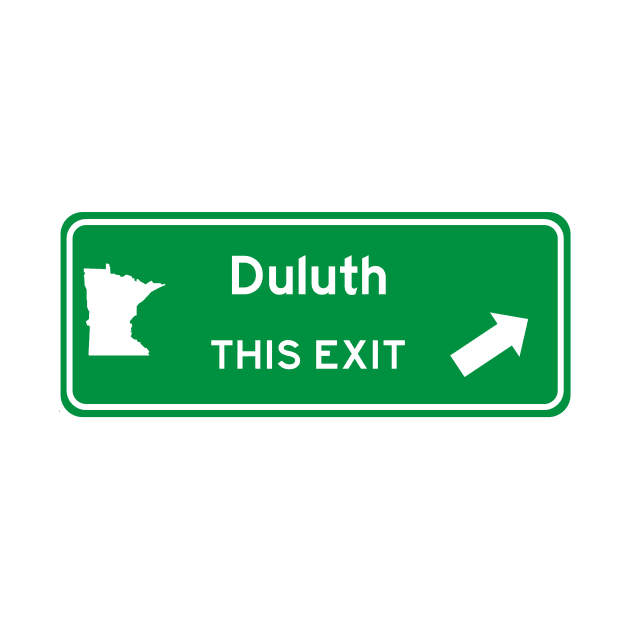 Duluth, Minnesota Highway Exit Sign by Starbase79