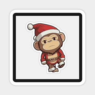 Christmas Monkey! Magnet