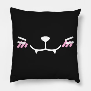 Kawaii catmask Pillow